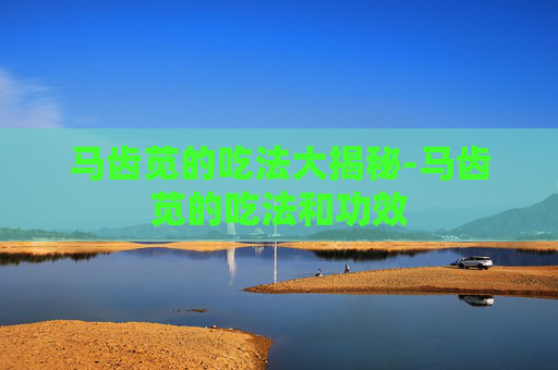 马齿苋的吃法大揭秘-马齿苋的吃法和功效