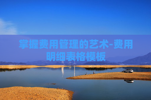 掌握费用管理的艺术-费用明细表格模板